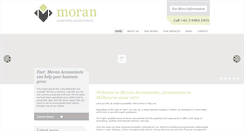 Desktop Screenshot of moranaccountants.com.au